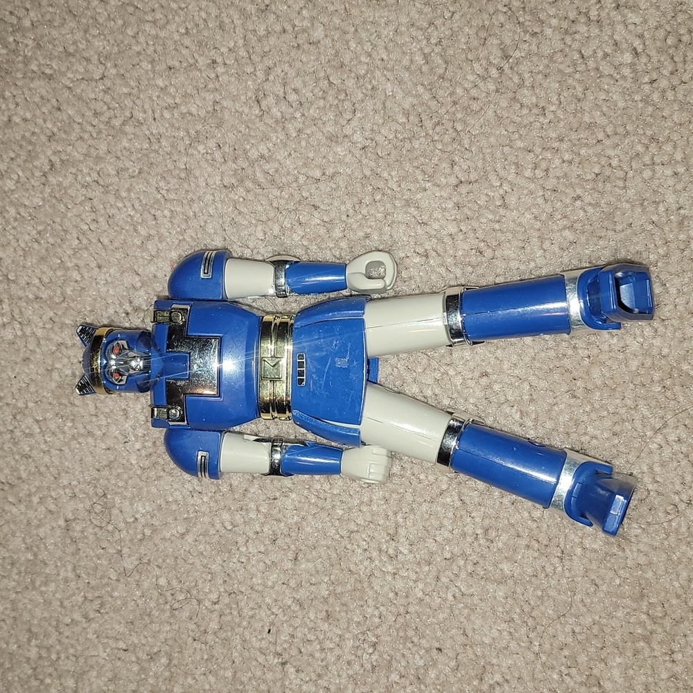 Mighty Morphin Alien Rangers Kakuranger Battle Saruder Logan Figure Bandai